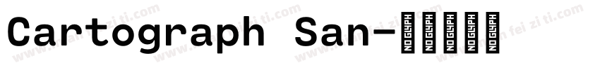 Cartograph San字体转换